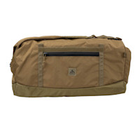 FHF Gear pit duffle, coyote brown, front zip pocket and Velcro panel