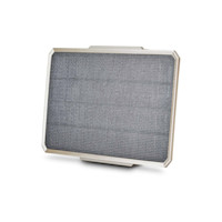 3.4W portable solar panel with gray textured cells and silver metal frame