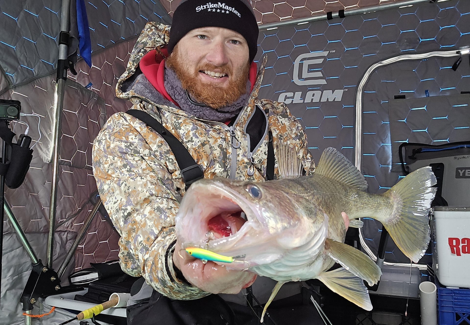 walleye through the ice