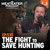 EP.535 THE FIGHT TO SAVE HUNTING — Steven Rinella speaking into microphone
