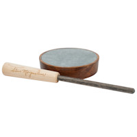 Morgenstern Signature Teak Green Slate Over Slate Turkey Pot Call