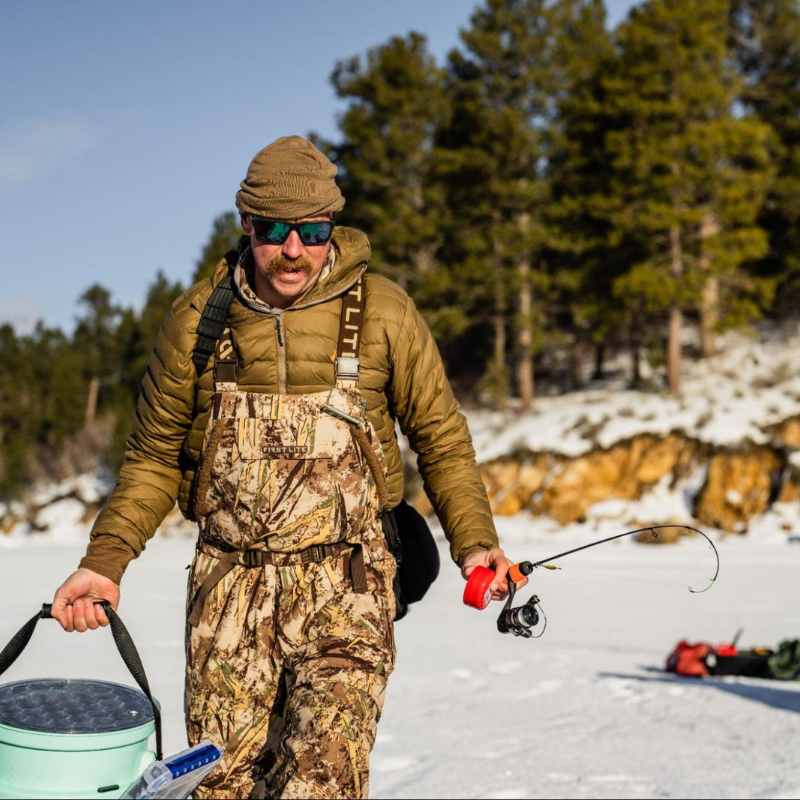 Eskimo Ice Fishing Gear Men's Superior Barrier Bibs XL / Black Ice