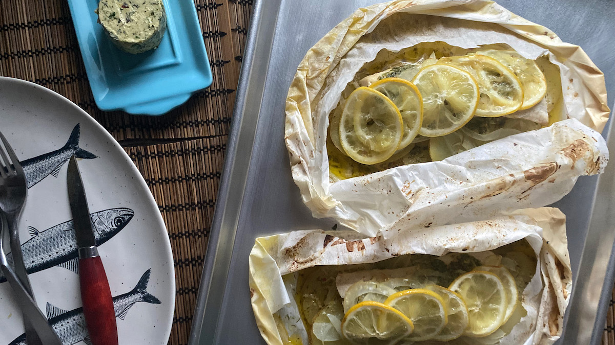 Walleye En Papillote