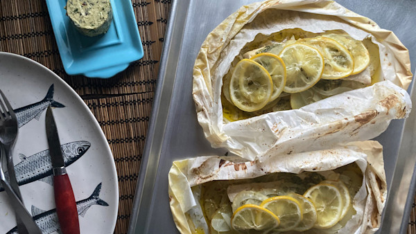 Walleye En Papillote