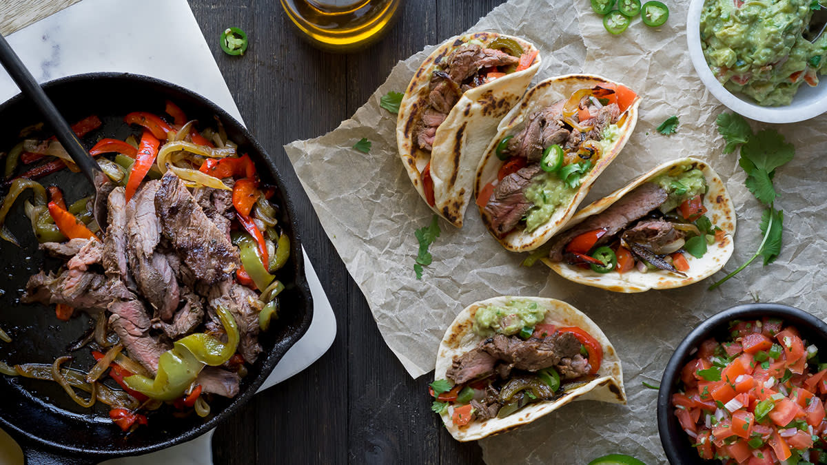 Citrus Marinated Venison Fajitas