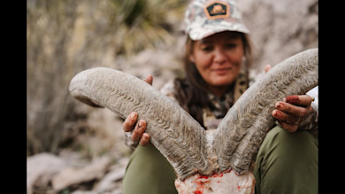 Texas Aoudad with Kimi Werner