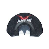 Black Bat turkey diaphragm with red bat logo and text "BLACK BAT"