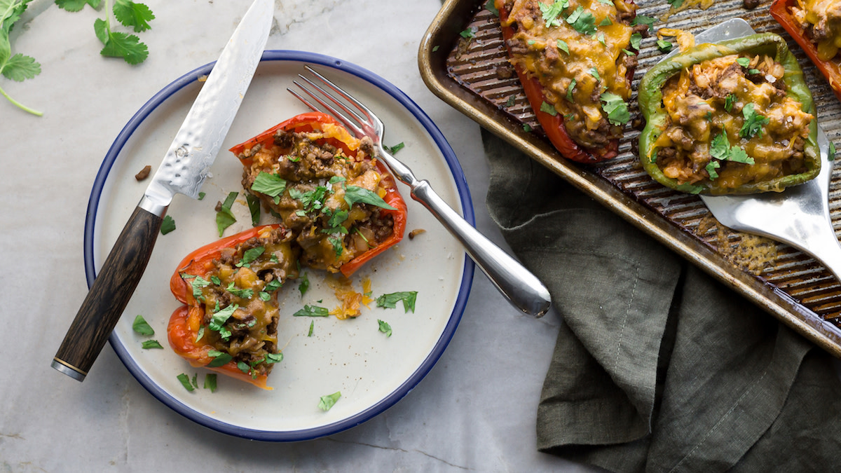 Venison Stuffed Peppers 