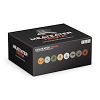 MEATEATER TRIVIA board game box with text THE ONLY BOARD GAME WHERE CONSERVATION ALWAYS WINS