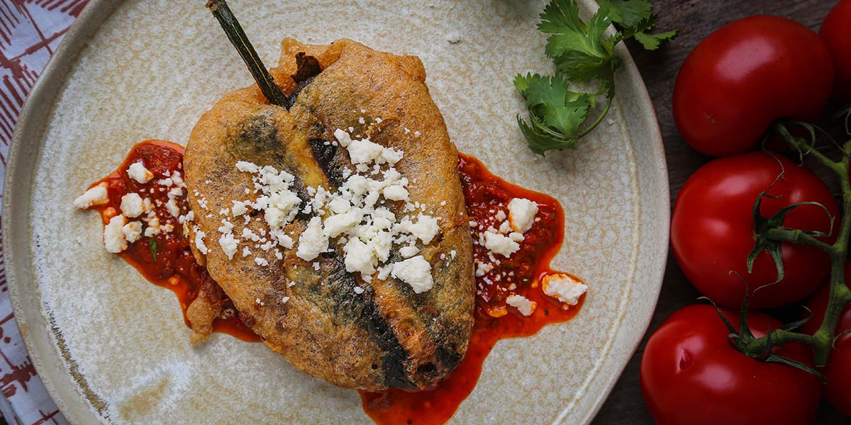 Venison Chile Rellenos