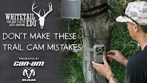 Trail Cam Mistakes