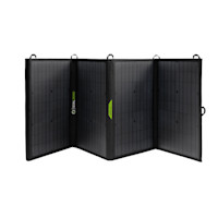 Goal Zero Nomad 100 foldable solar panel showing "GOALZERO" and "NOMAD100" text