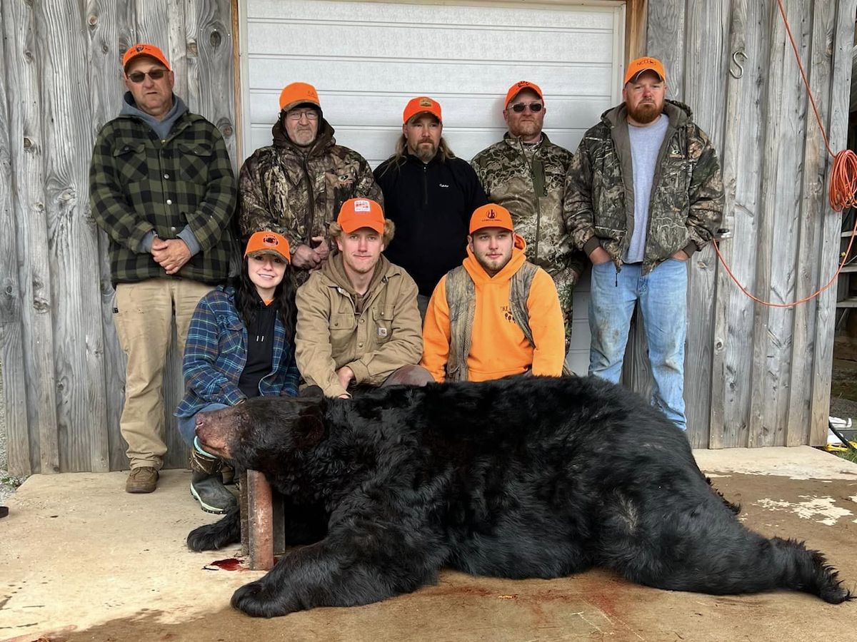 Photos: Hunter Harvests Record-Breaking Black Bear