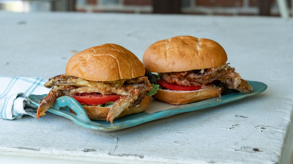 The Best Softshell Crab Sandwich 