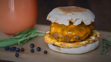 Venison Sausage and Egg McMuffin
