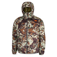 First Lite Chamberlin hooded puffer down jacket, camouflage