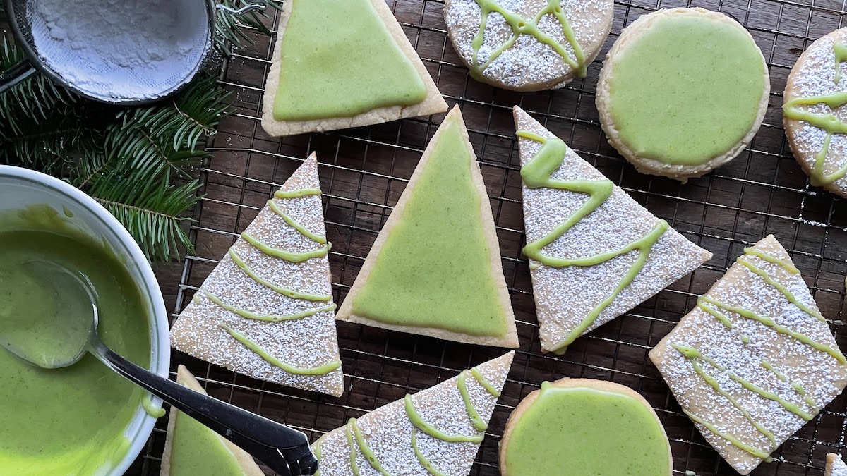 Conifer Sugar Cookies