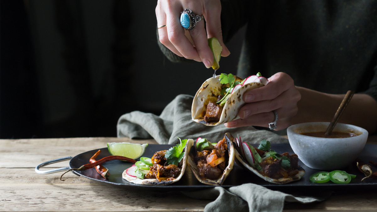 Confit Gizzard Tacos