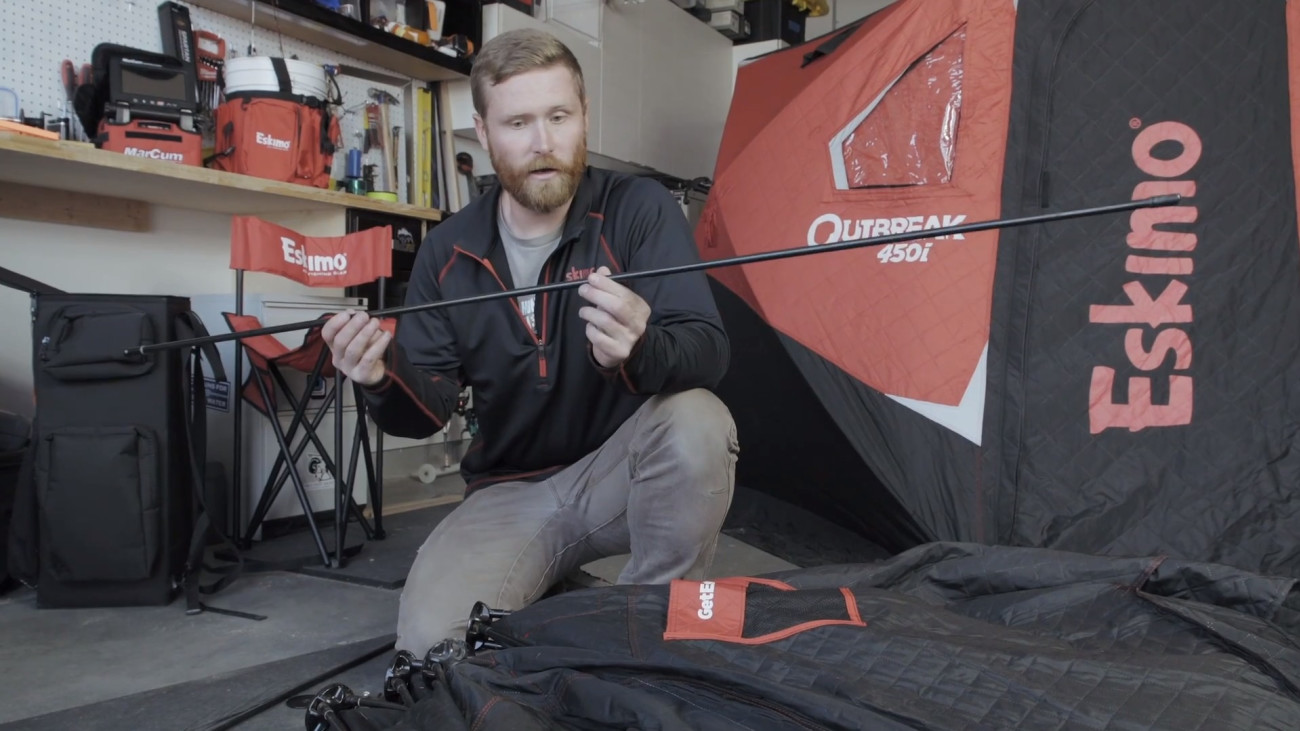 Video: How to Repair a Broken Ice Fishing Shelter Pole