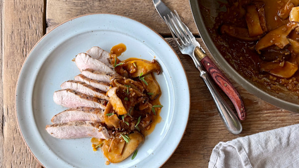 Turkey With Chasseur Sauce.JPG