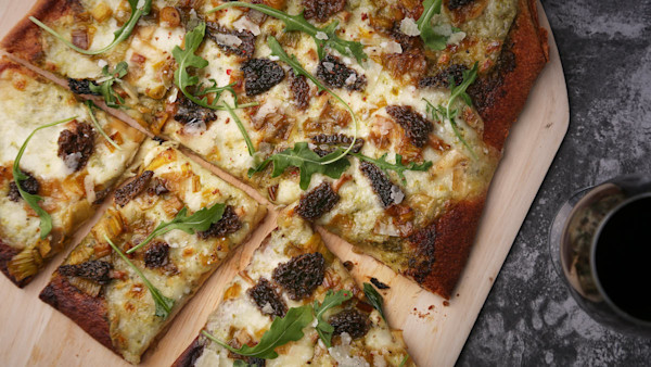 Morel Mushroom Pizza