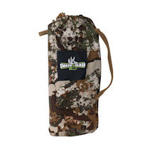 Camouflage rattle bag with patch reading "SMASH AND CLASH" and "Phelps"
