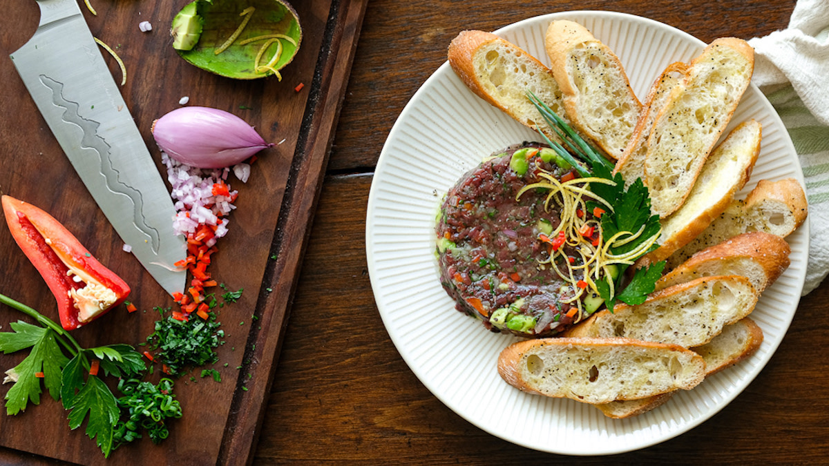 Duck and Avocado Tartare