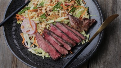 Duck with Vietnamese Cabbage Salad