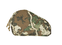 Echelon camouflage pouch with zipper and two cord pulls