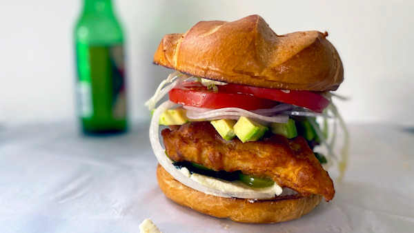 Beer-Battered Fish Torta