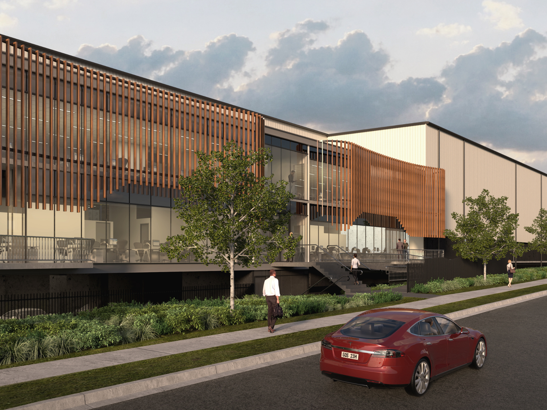 Image: Banksmeadow Logistics Estate_ external render