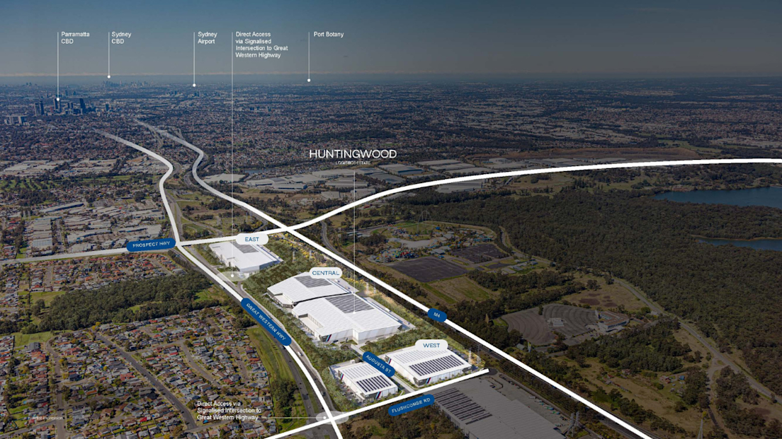 Huntingwood Logistics Estate Location
