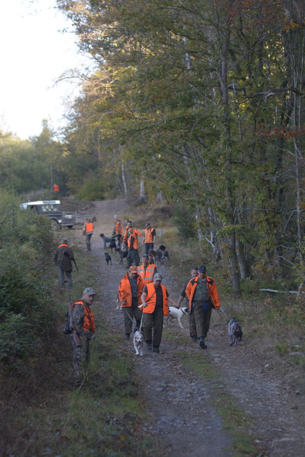 social method of hunting, hunters from different hunting grounds come together to assist their neighbors