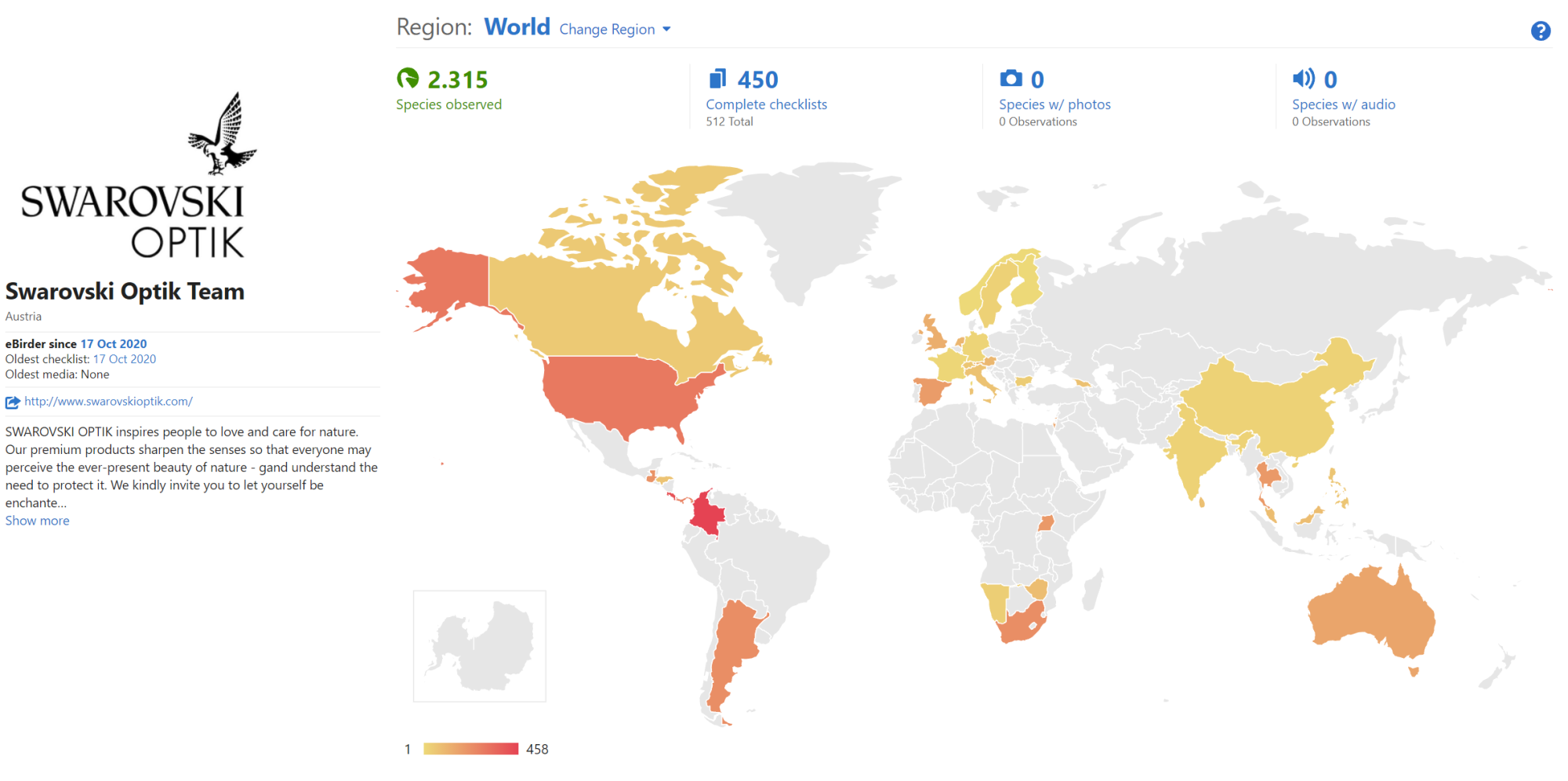 eBird Team SwarovskiOptik, Global Birding Weekend 2021