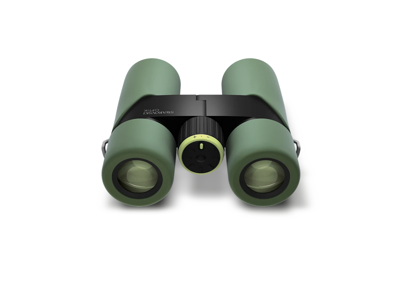 Objective-side studio view of the Swarovski CL Companion 8x30 Mark III Mountain Green binocular