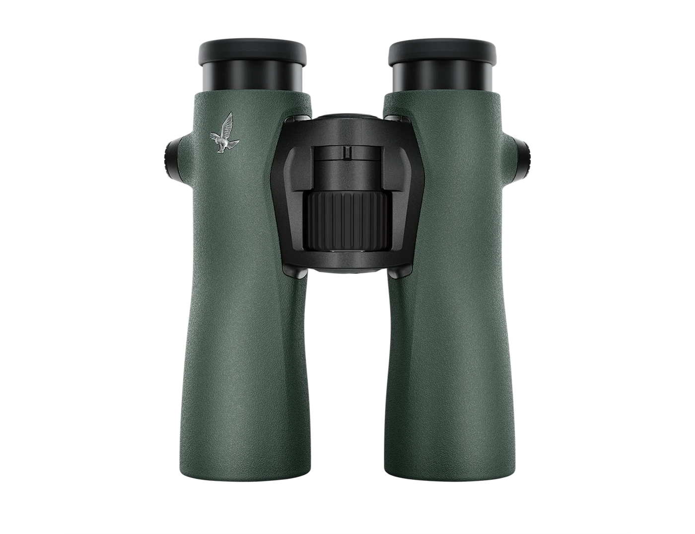 Swarovski NL Pure 10x42 Green binocular shown from the front