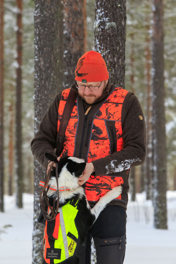 INGMAR JAATINEN, hunting, dogs, finland, snow, trees
