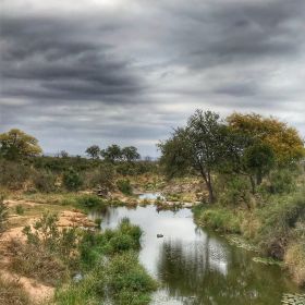 landscape with clouds at Kruger National Park by Sabrina Colombo