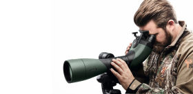 BTX spotting scope hunter on white background ID 933525