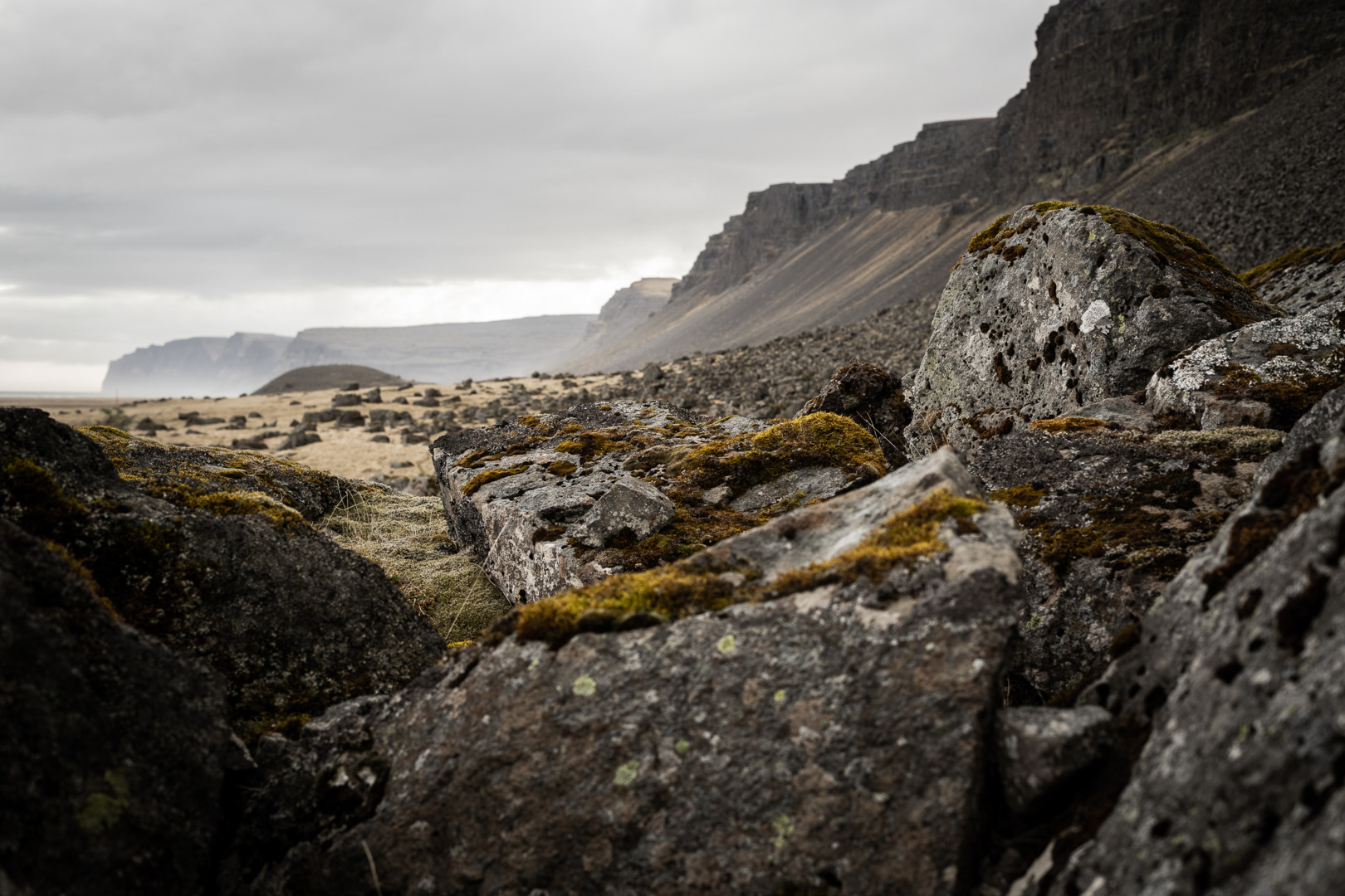 One with nature: the Iceland Hunters stalking with the NL Pure - iceland rocky landscape