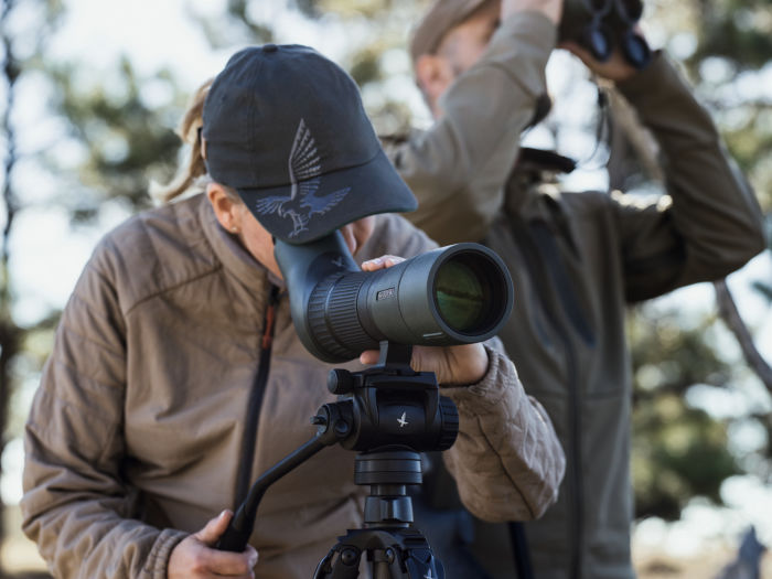 ATX65 CCT CTH ELRange huntress looking through the spotting scope ID 1219765