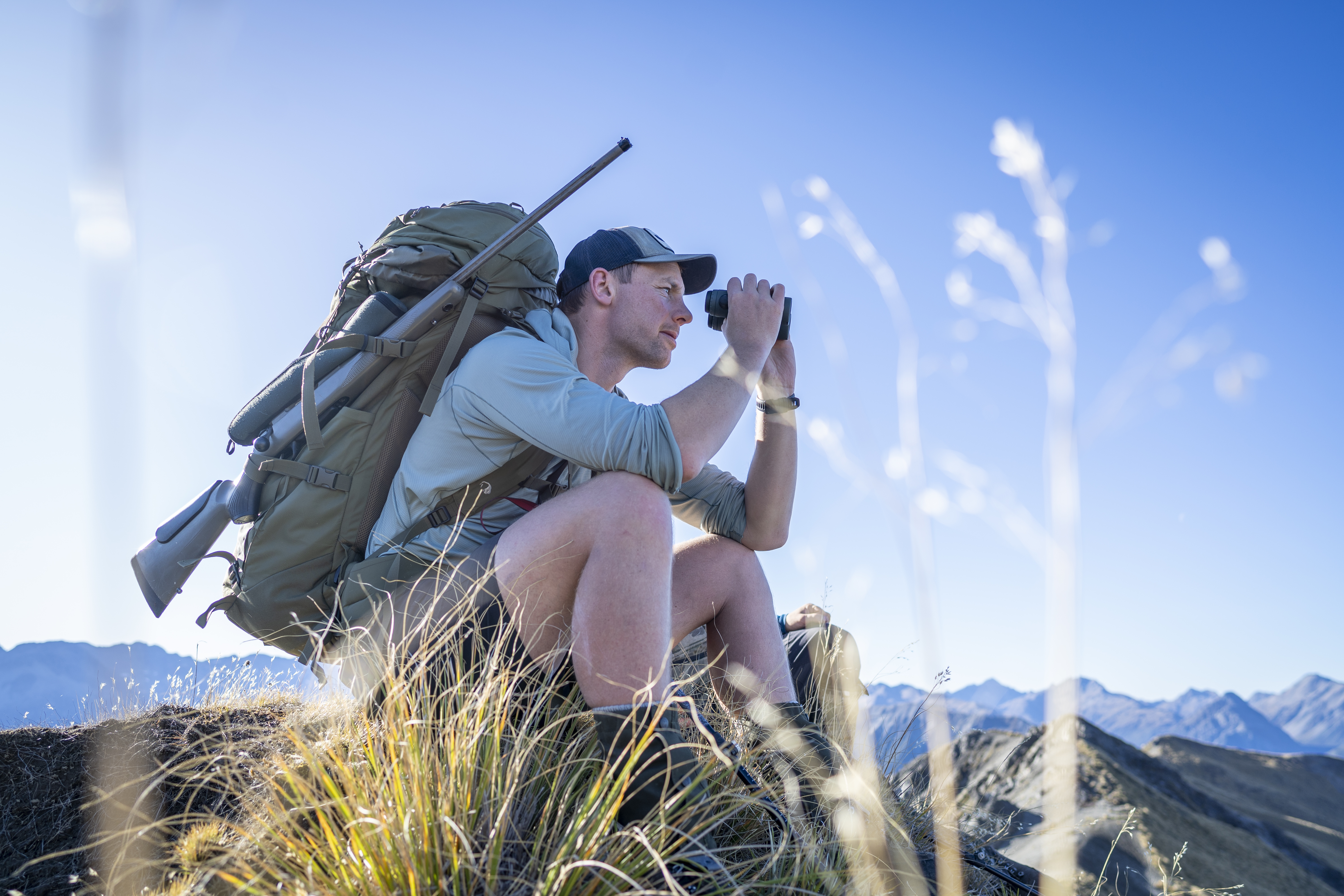 EL Range 10x32 on tour in the mountains of New Zealand