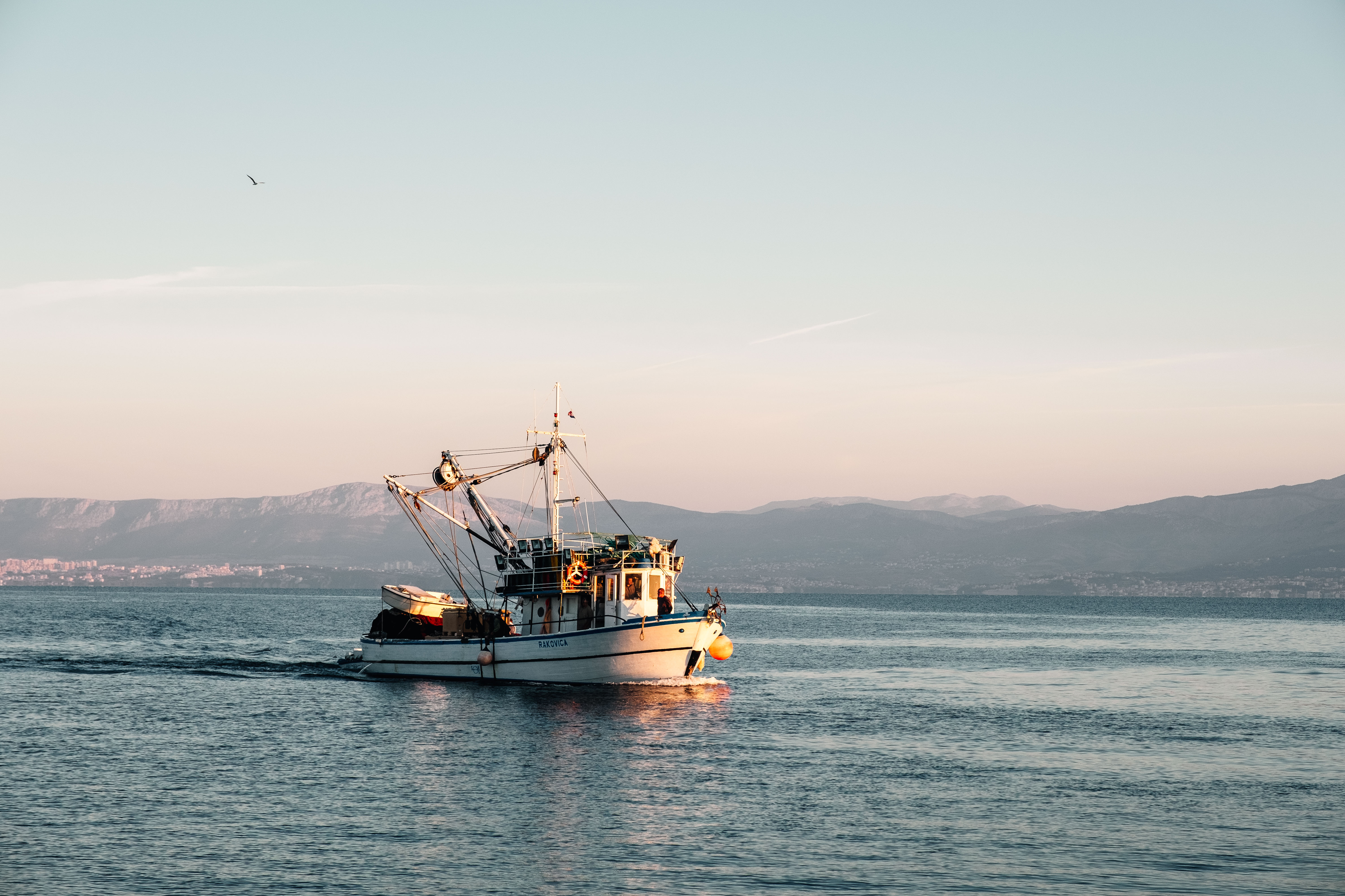 The island of Brač, Croatia, boat