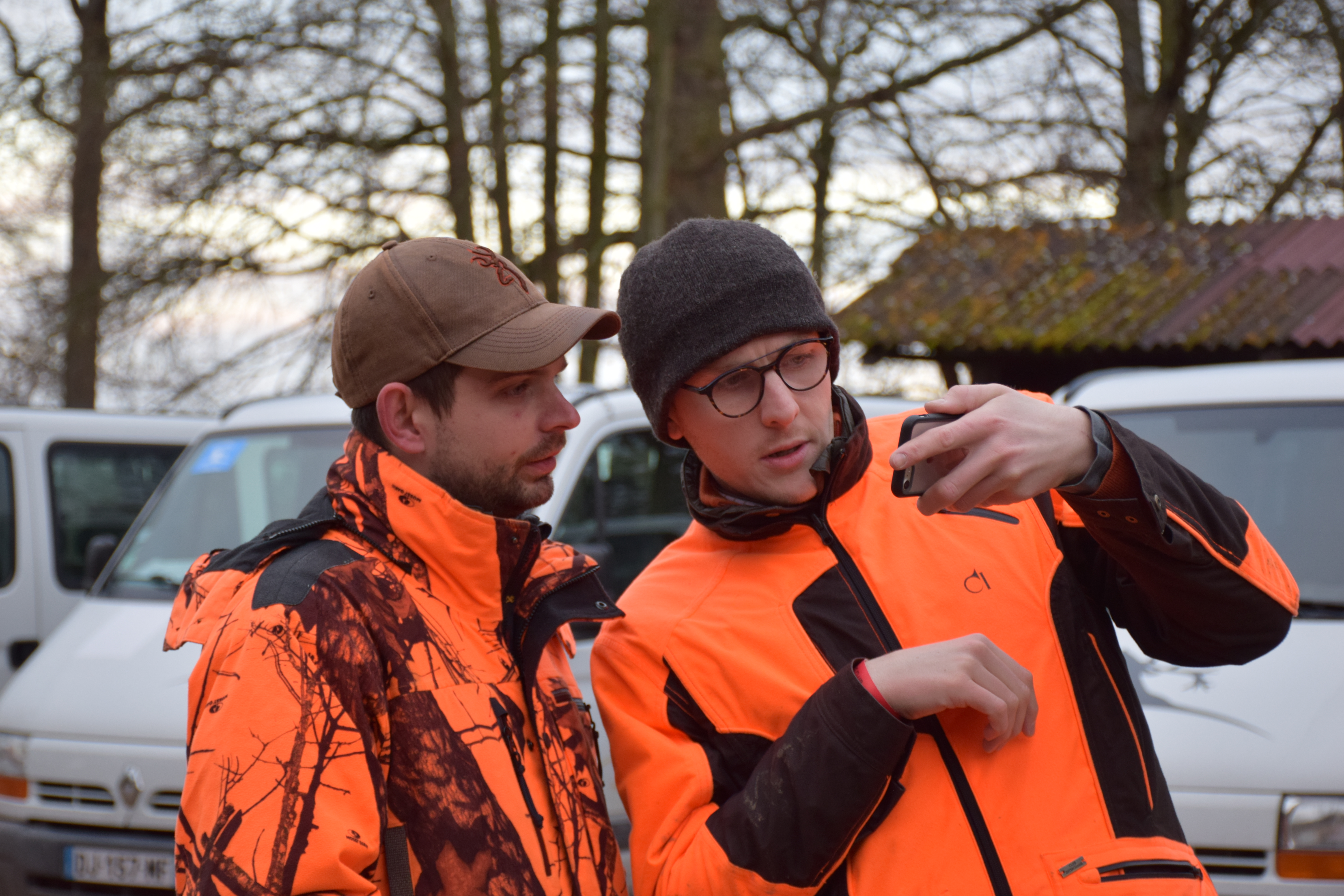 !!! Alexis Rousseau - Eine französische Passion: die Drückjagd H/ - two men driven hunt DSC_0203