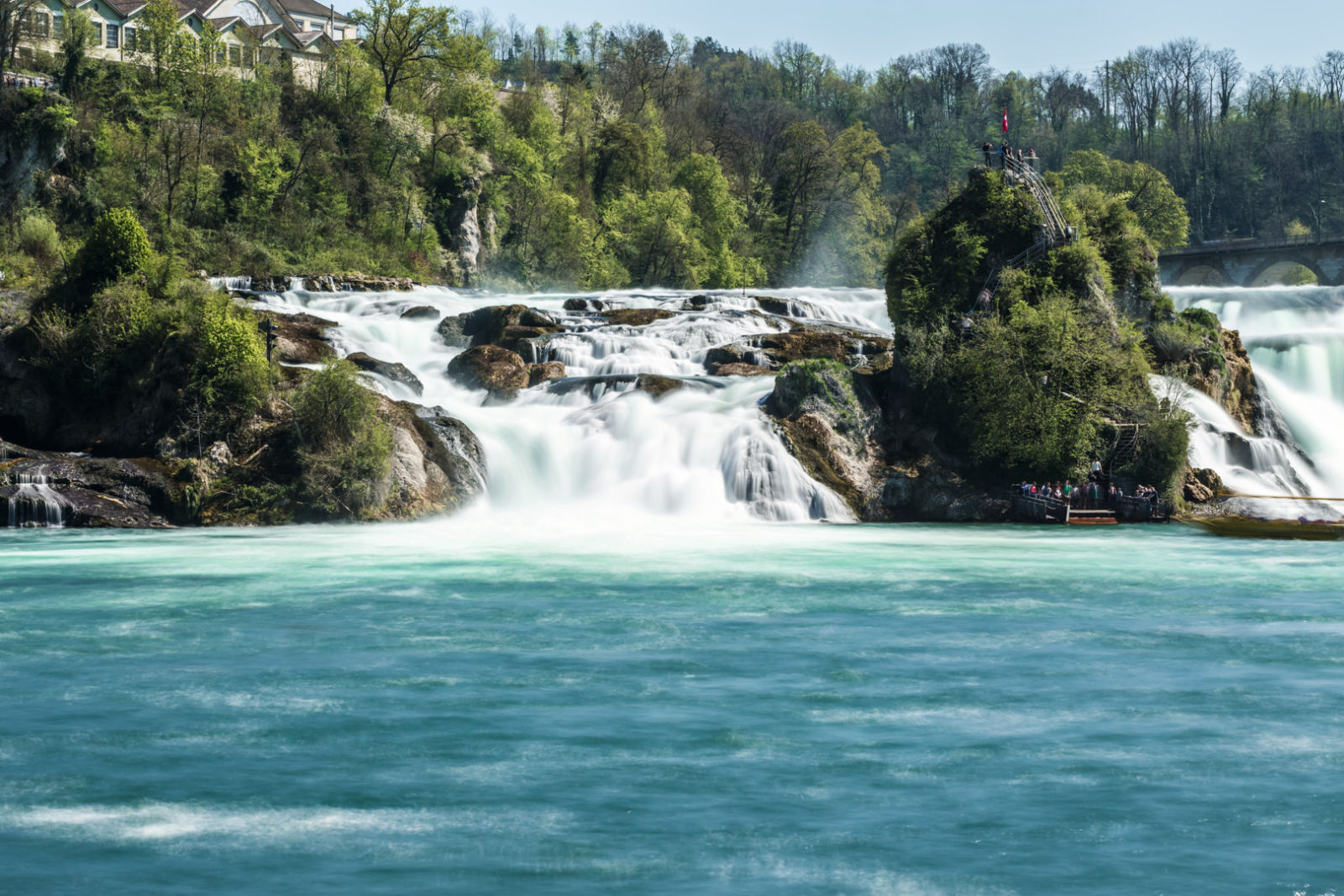 Rhine falls in switzerland