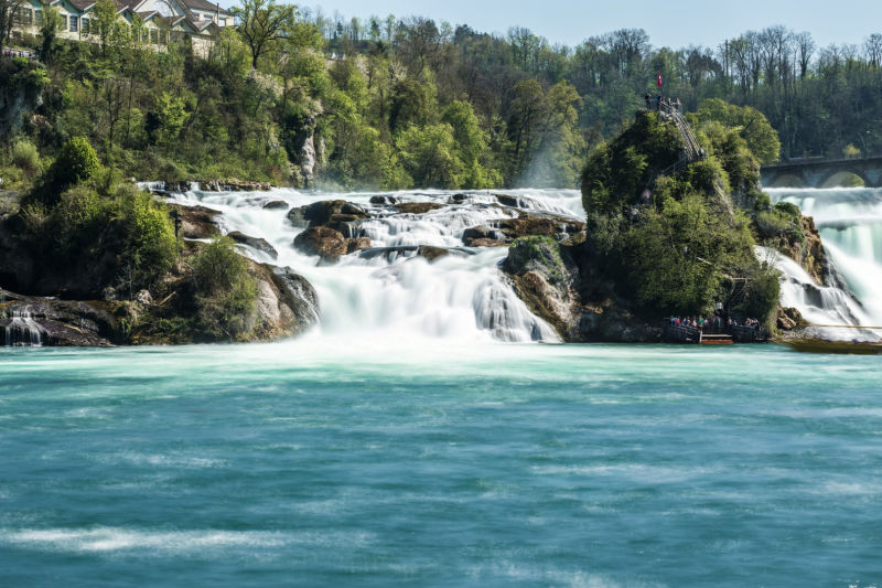 Rhine falls in Switzerland