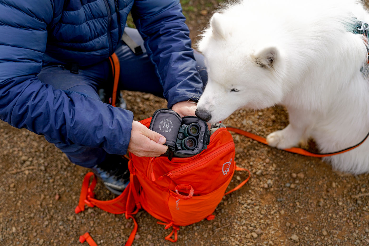 Out and about in the Marin Headlands, San Francisco - Charles Post with the CL Pocket and matching bag