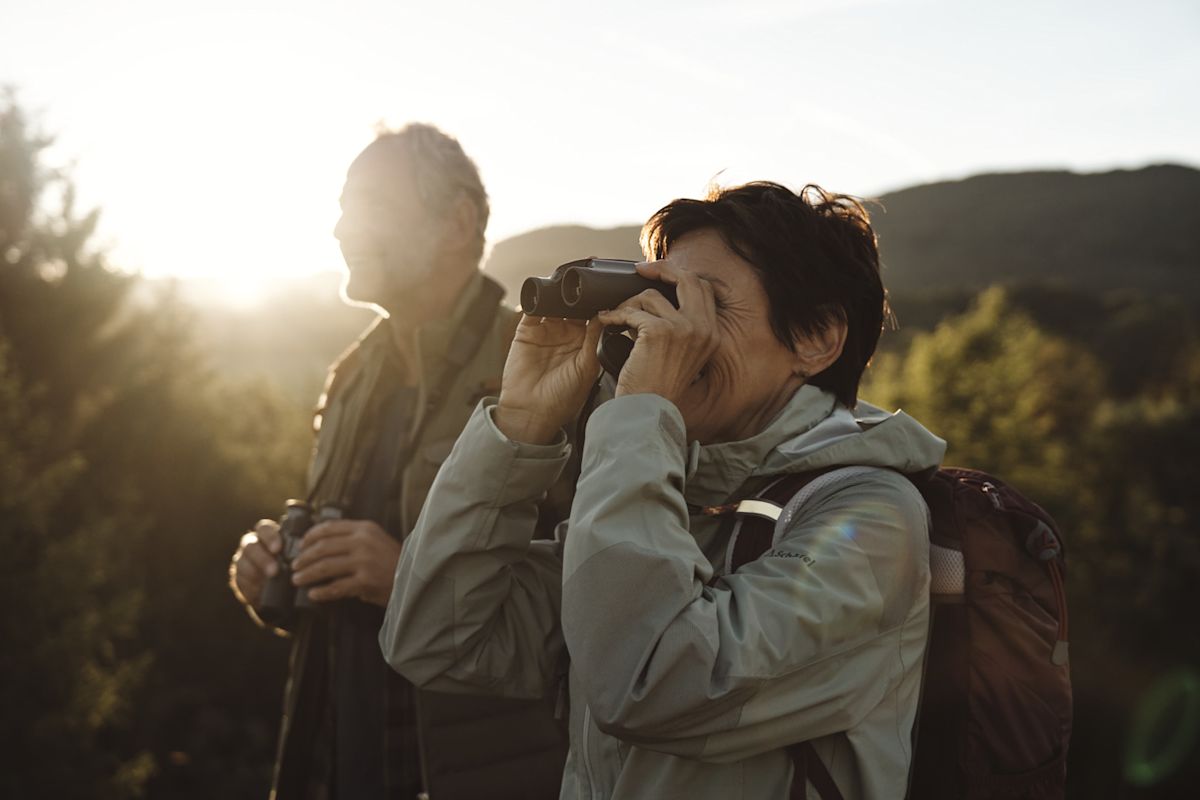 Swarovski CL Pocket 10x25 in use — nature observation