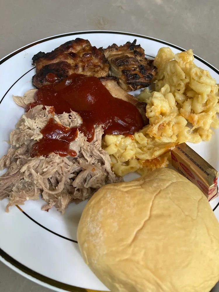 The BBQ dinner was BOMB!