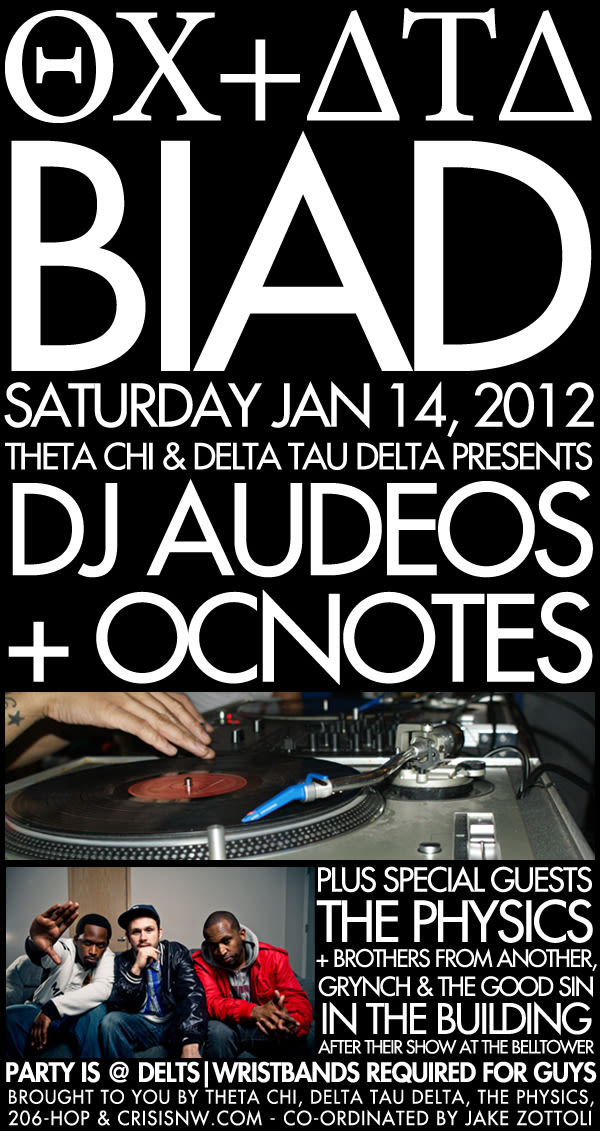 BIAD party flyer